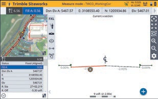 Trimble Siteworks Roading Module